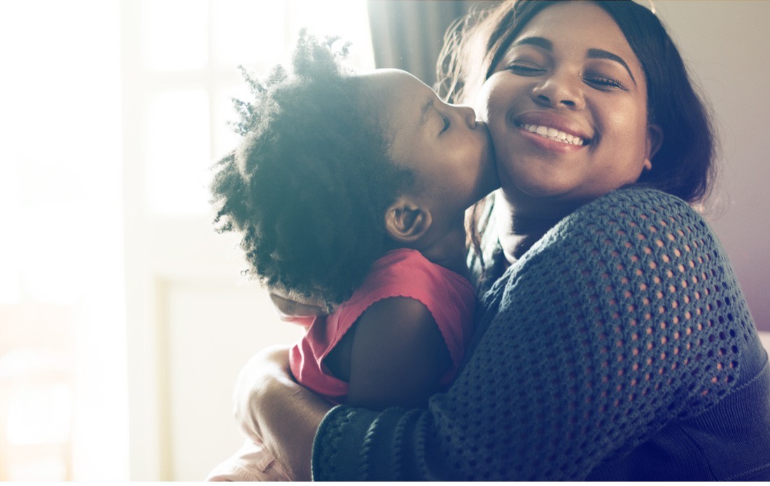 Mother holding Child