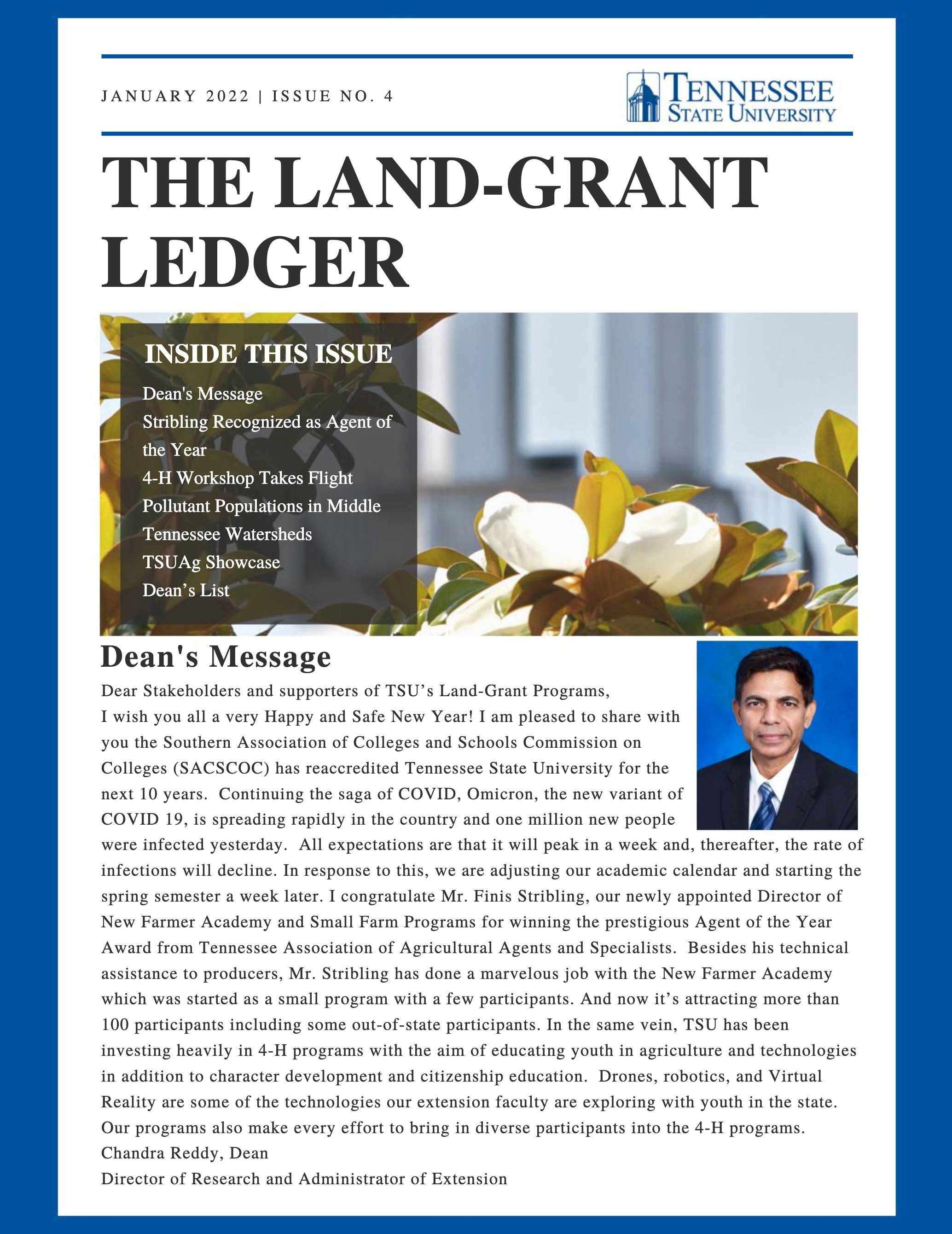 Jan. 22 Land-Grant Ledger