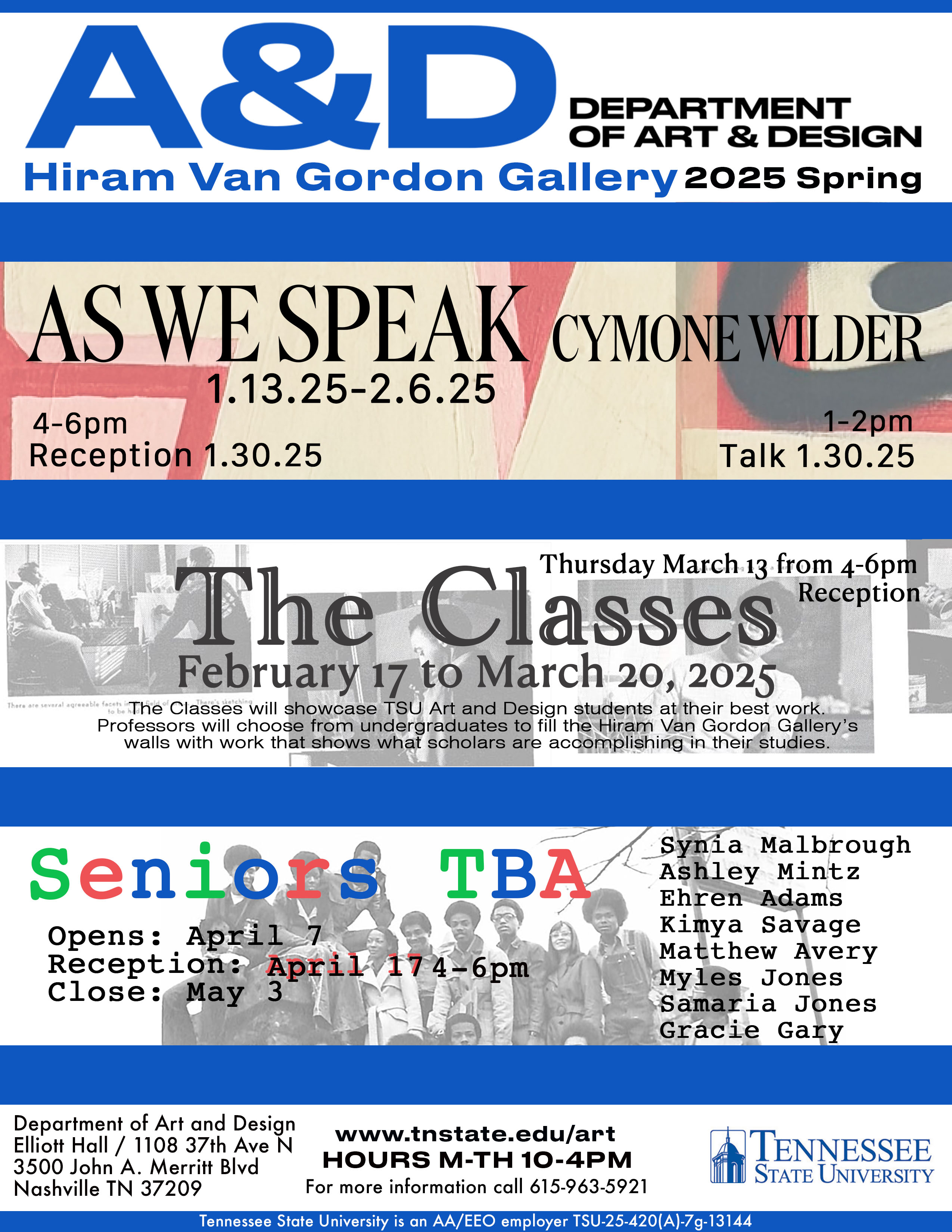 Hiram Van Gordon Gallery Spring 2025