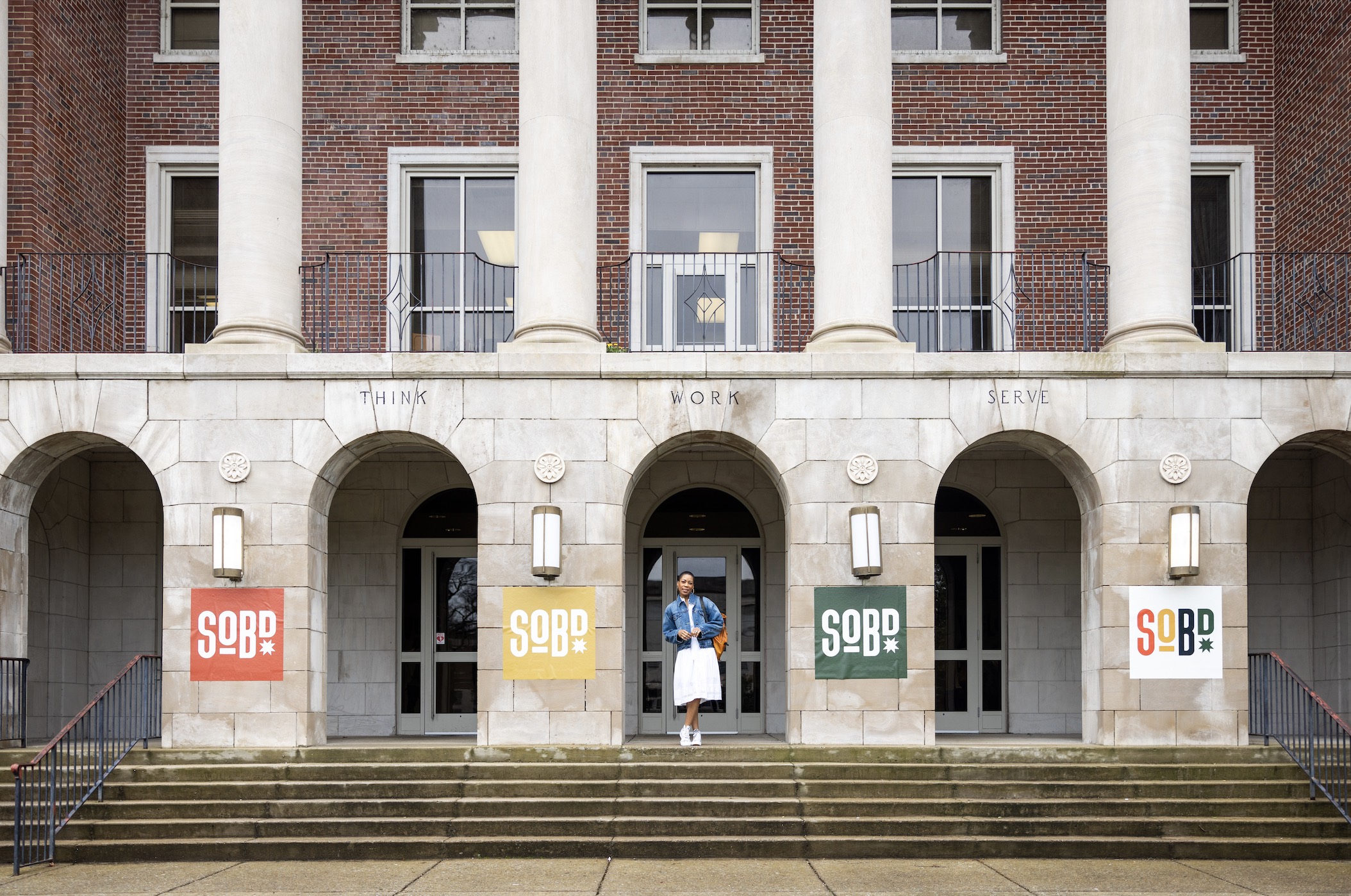 state of black design conference building signage