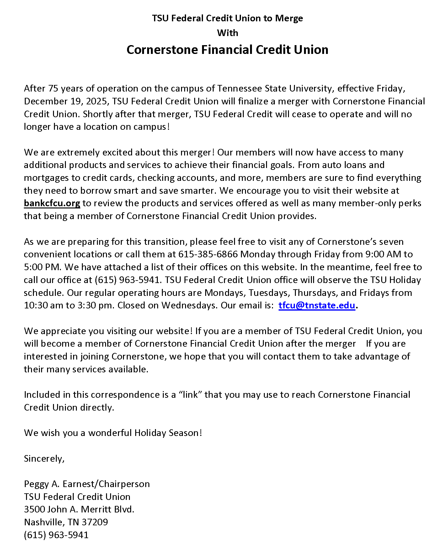 CornerstoneAnnouncement