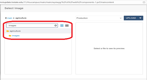 component images folder