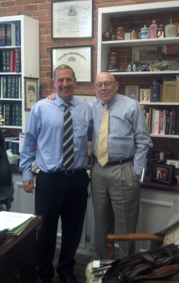 Dean Michael Harris with Atty. George Barrett