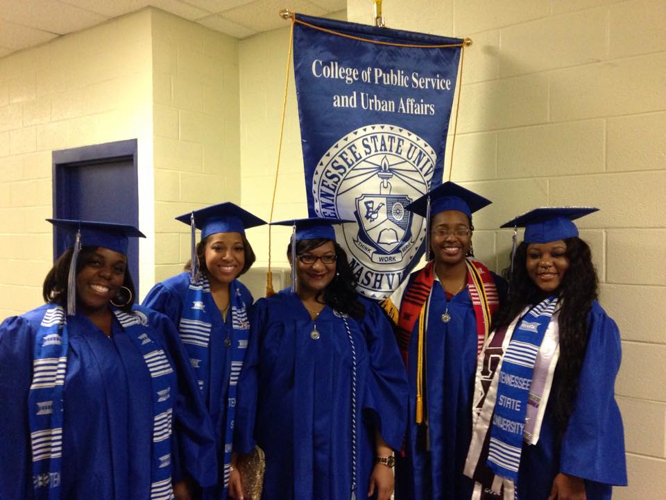 Social work students, Commencement December 2014