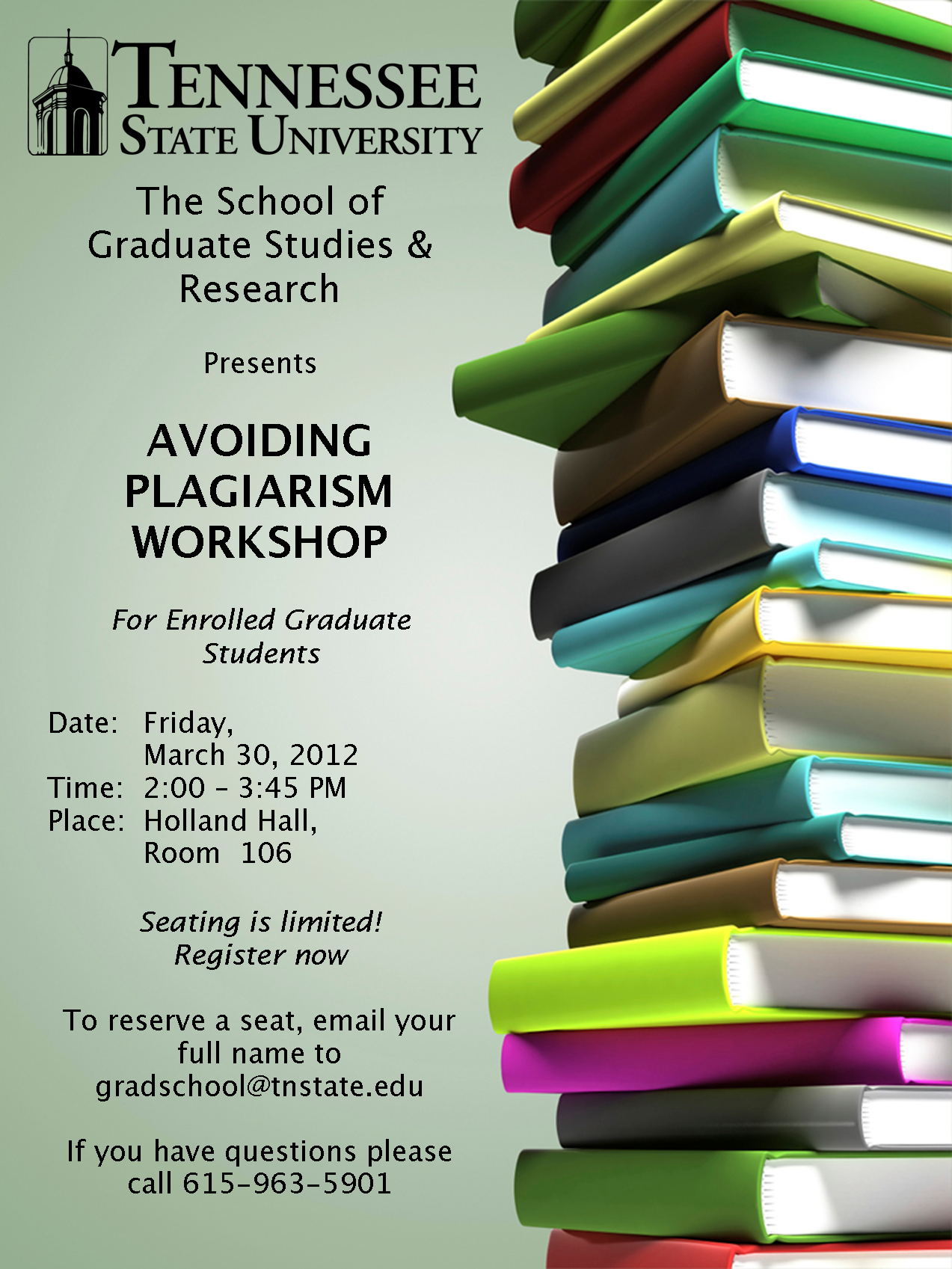 Avoiding Plagiarism Workshop