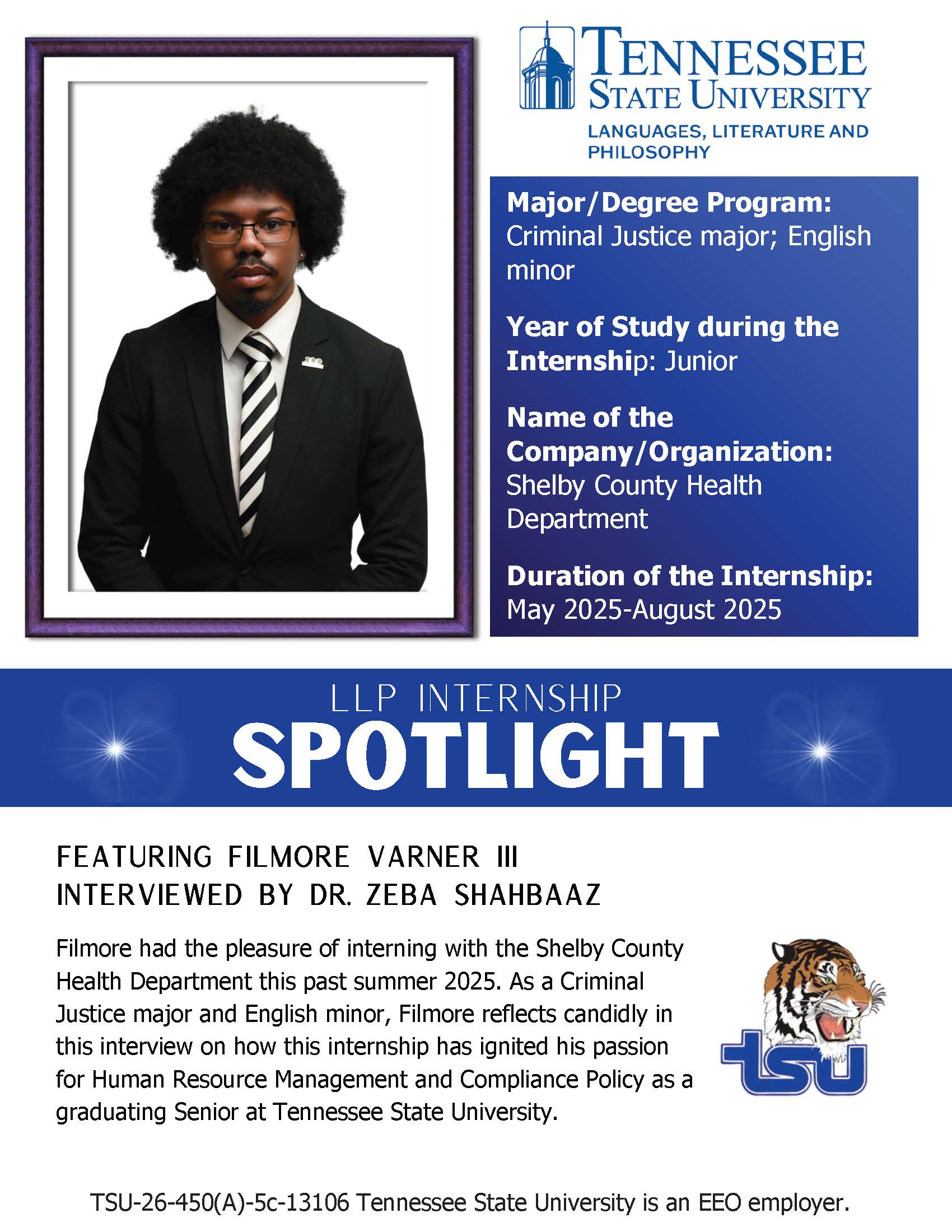 Intern Spotlight Spring 2026