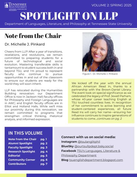 LLP Newsletter Cover