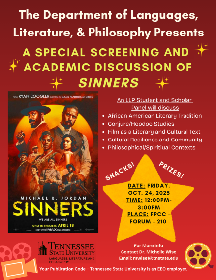 Sinners Flyer