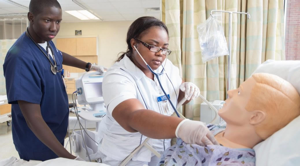 Nursing Students with Mannequin