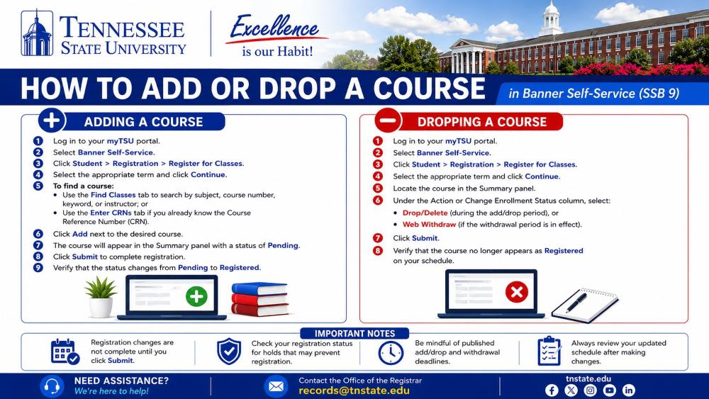 Add/Drop Courses