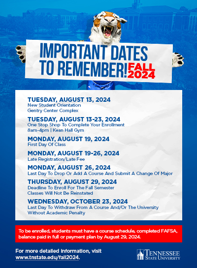 Important dates